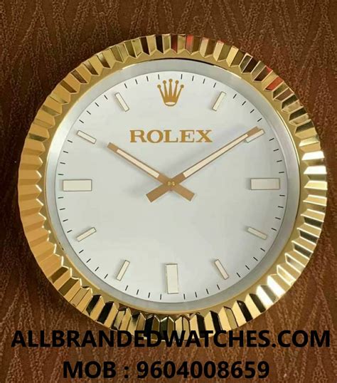 replica rolex wall clocks|vintage rolex wall clock.